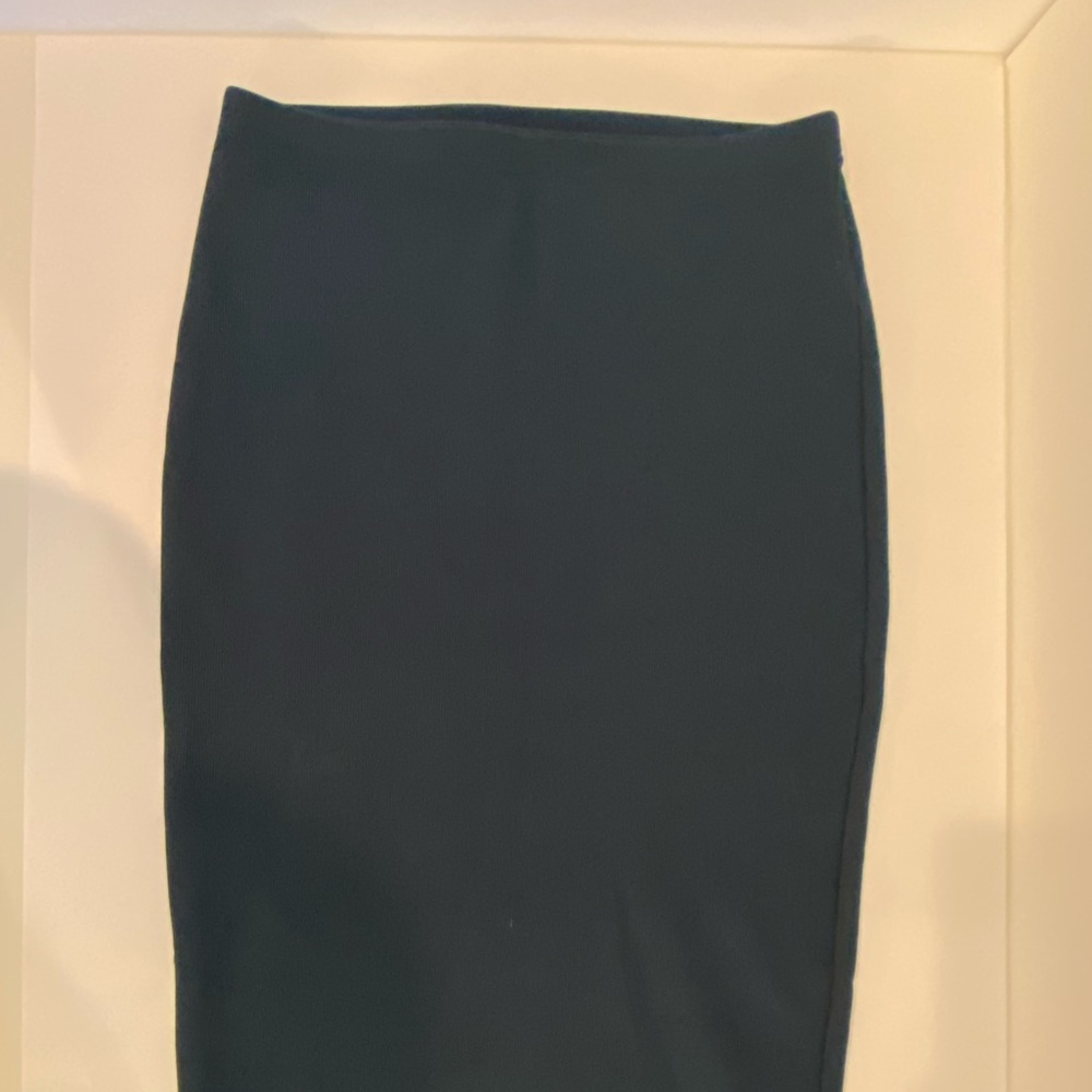 F21 Teal Body Con Skirt
